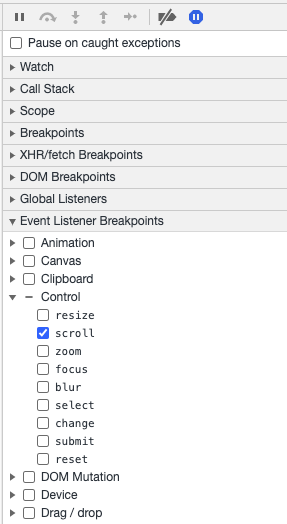 event listener click map bounds